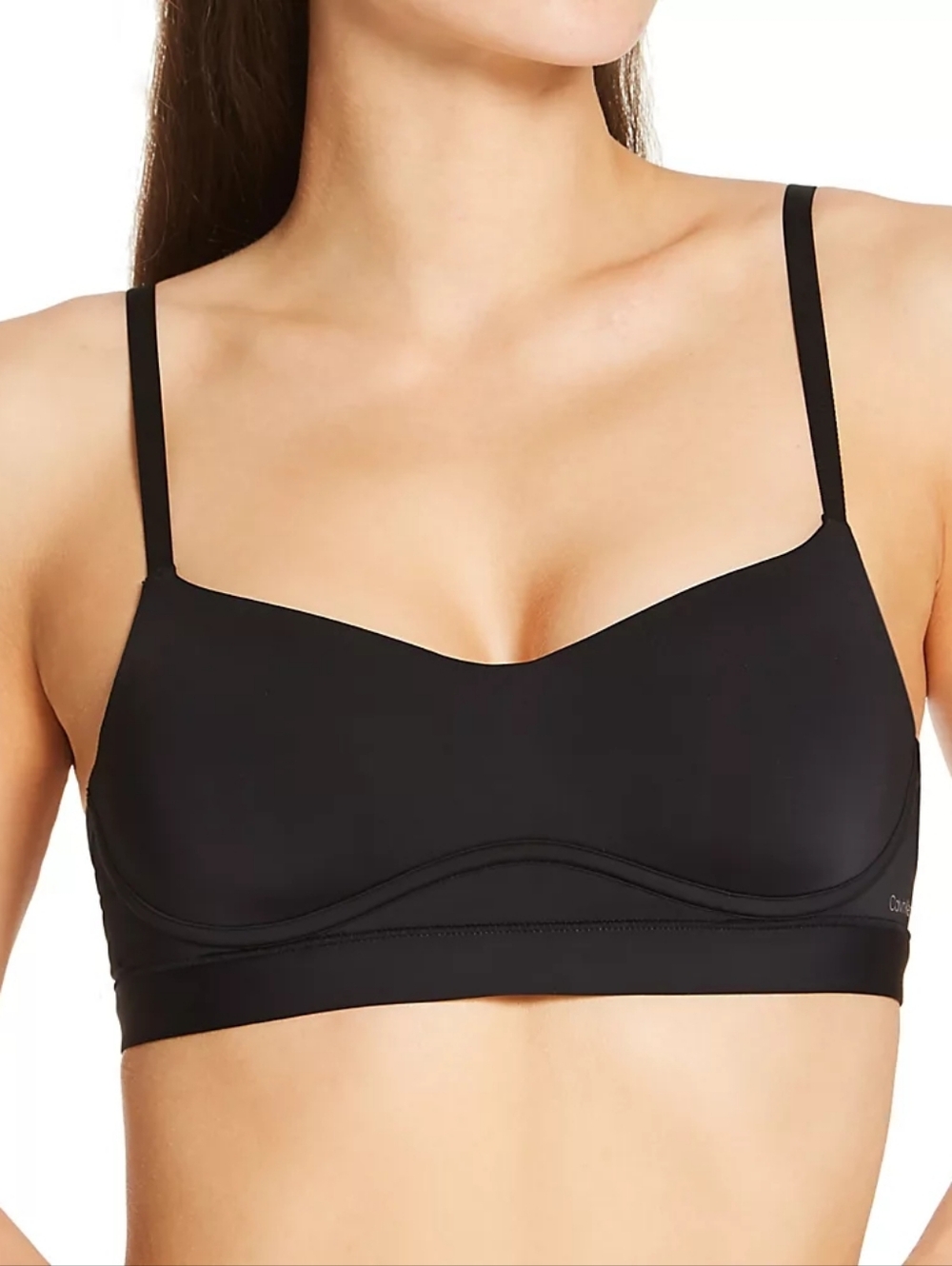 Calvin Klein Perfectly Fit Flex Wireless Black Bralette